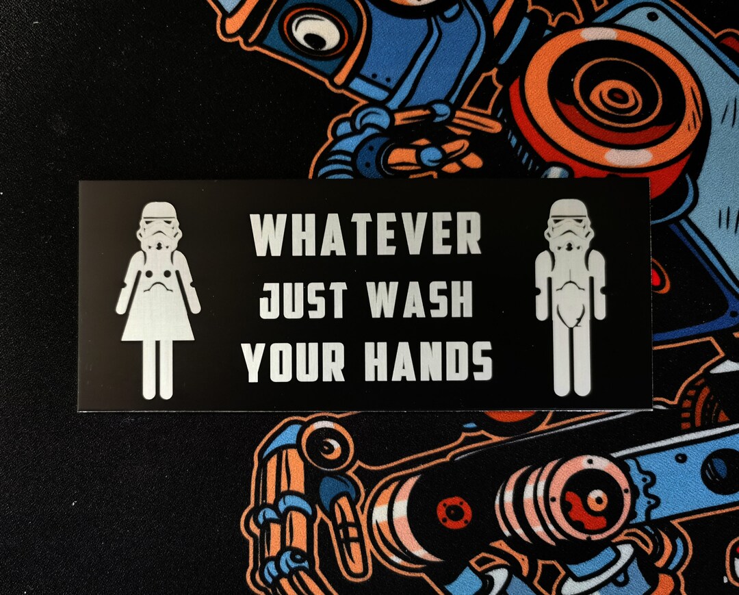 Star Wars Bathroom Sign Etsy