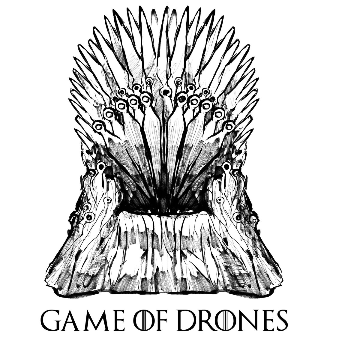 Game of Drones Game of Thrones Inspired Tshirt DJI Inspire Etsy