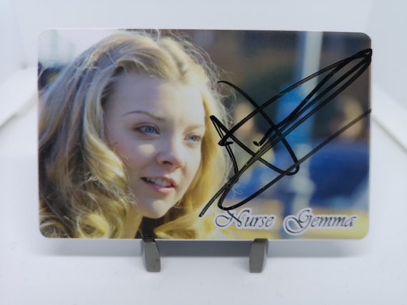 Autograph Natalie Dormer Rush Hand Signed Nurse Gemma Etsy