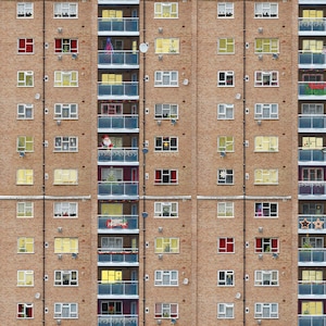 Hackney Council Block Christmas giftwrap