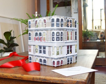 London Christmas Wrapping Paper x 4 sheets