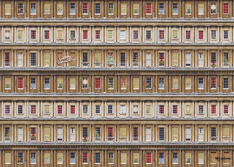 Bath, UK architecture gift wrap