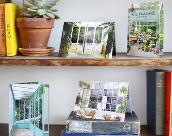 4 x Window Cards | Cut-Out Greeting Card