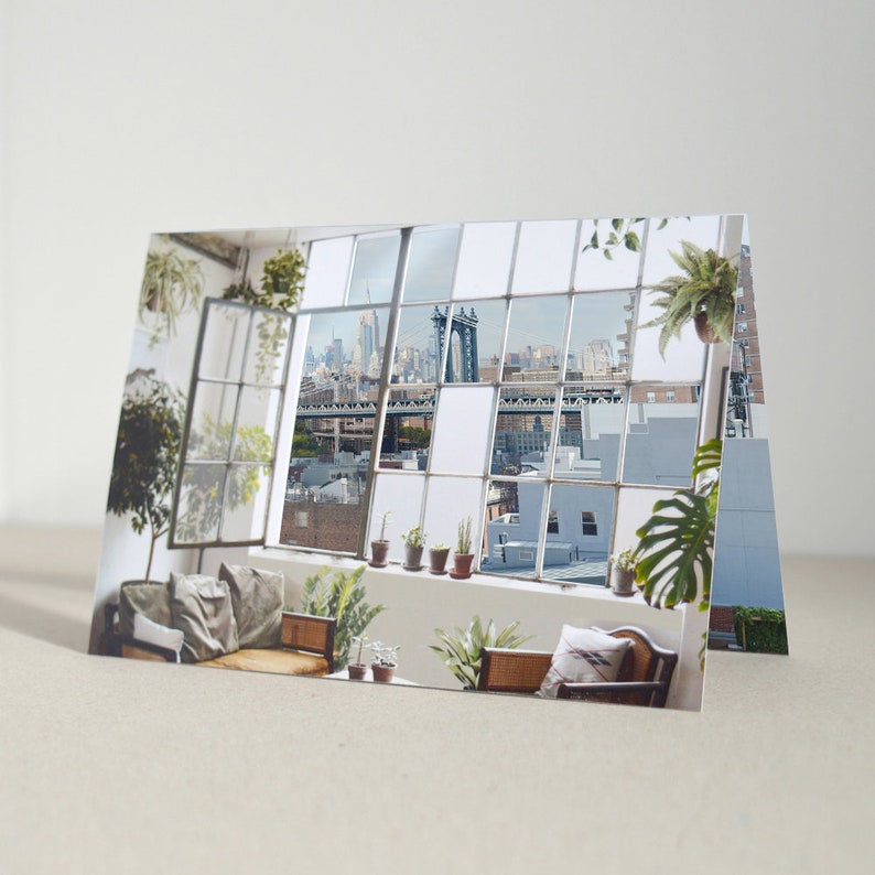4 X Window Cards | Cut-out Greeting Card - Etsy