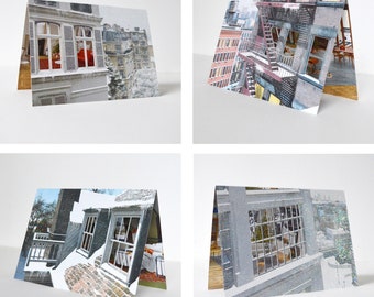 5 x Christmas Cards | London, New York, Paris, Derbyshire & Brighton