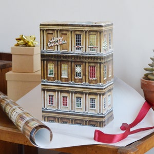 Bath Christmas wrapping paper