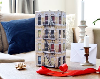 New York City Christmas Wrapping Paper x 4 sheets