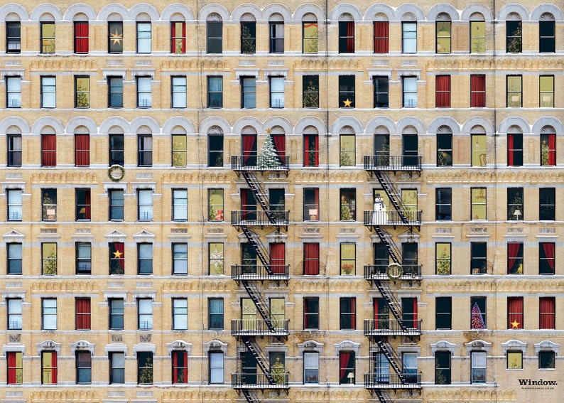 Manhattan building fecade wrapping paper