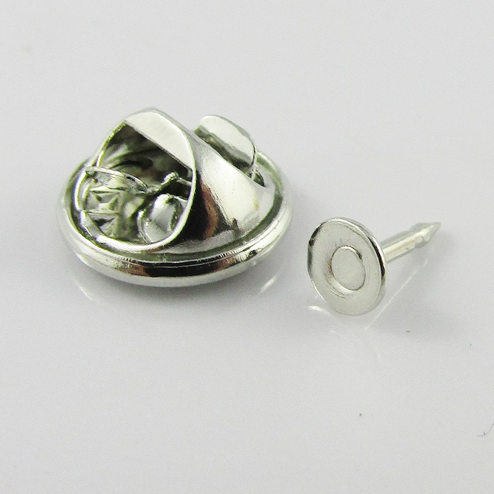 Bulk 10pk Butterfly Clasp Collar Lapel Pin Brooch 4.5mm Glue - Etsy