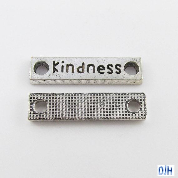 Bulk Kindness Charm Message Linking Tag Connector 1/1 Loop Etsy