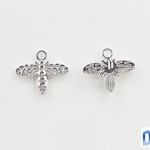 Bulk Bee Charm Pendant Honey Bee Hive Select Qty