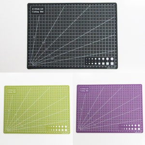 Self-healing Cutting Mat, Multiple Sizes, 3mm/0.11 Inch Thick, Green, PVC  Double Sided, Leather Craft Tool, Sewing Pad 