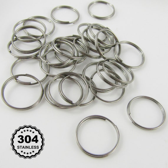 Bulk 80pcs Stainless Steel 14mm X 0.7mm Split Rings Findings Craft -   Sweden