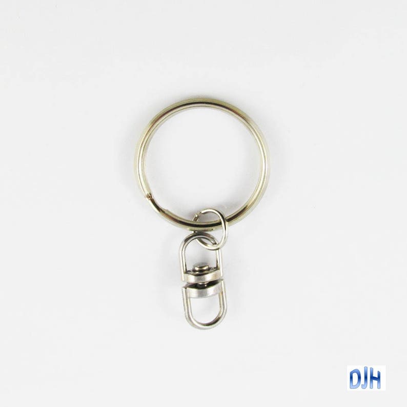 Bulk Keychain Key Ring Findings Keyring Swivel Dangle 25mm Etsy Australia