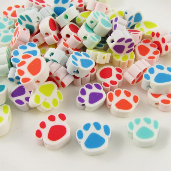 Paw print bead clearance
