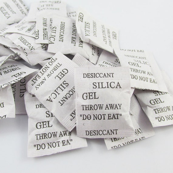 Bulk 20pk X 1gr Silica Gel Desiccant Sachet Pouch Moisture Absorber 38x35mm  