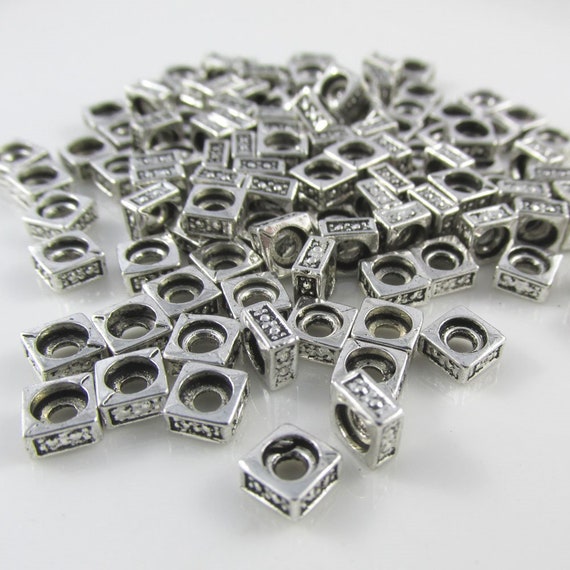 Bead Spacer Squared Approx 50 Bead Spacer Squared Approx 50