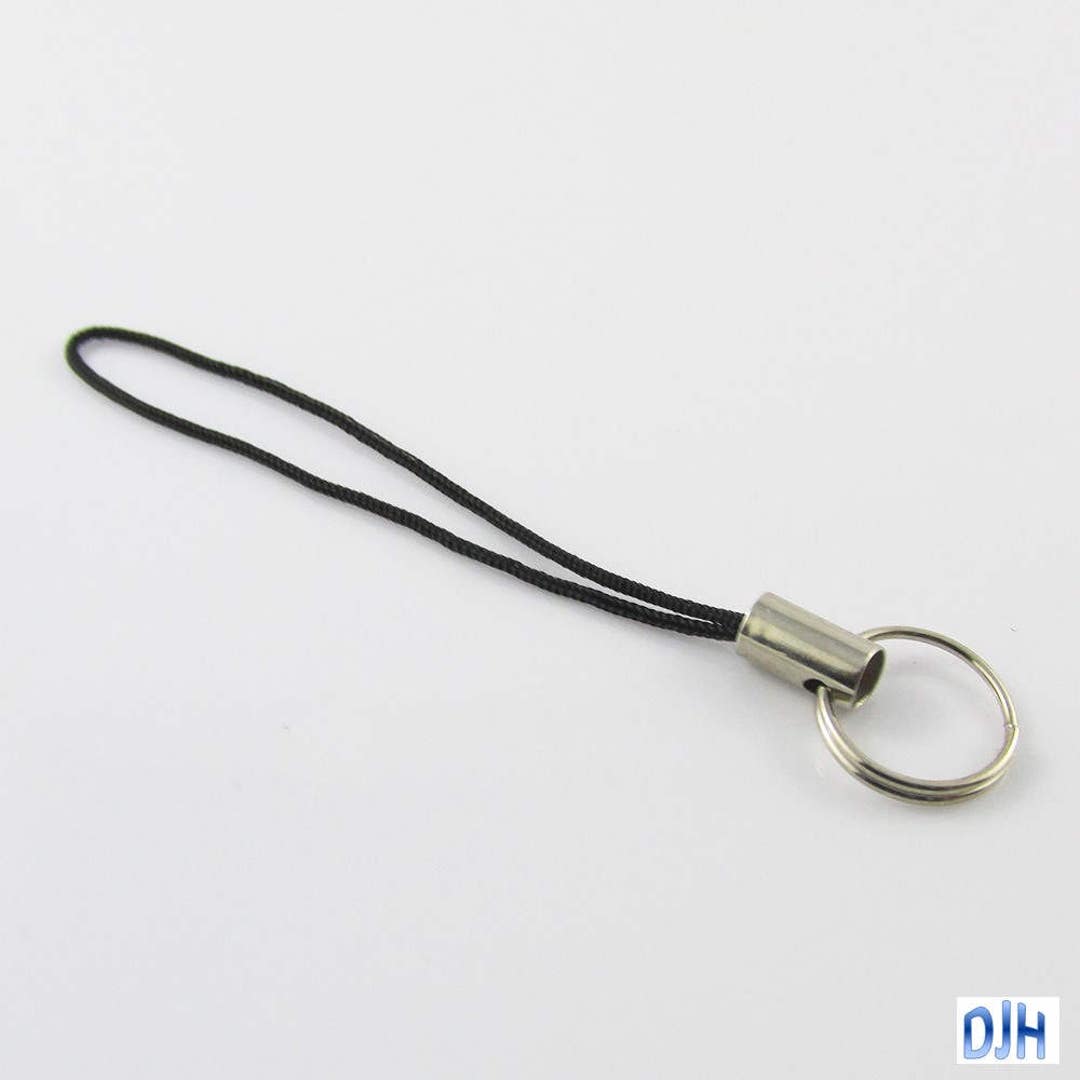 Bulk X90 USB Mobile Phone Lanyard Cord Strap With Split Ring 60mm