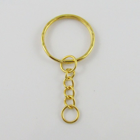 Bulk Keychain Key Ring Findings Flat Split Ring Keyring 28mm 