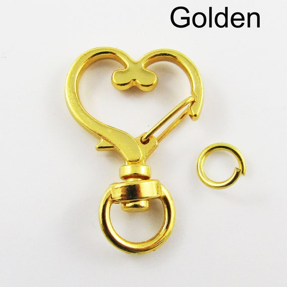 【OPEN YY】SNAP HOOK KEYRING NECKLACE, BEIGE OPEN YY
