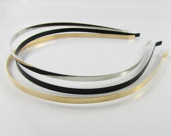 Bulk 10pcs DIY Metal Alice Head Band 4.7mm x Approx 380mm Select Colour
