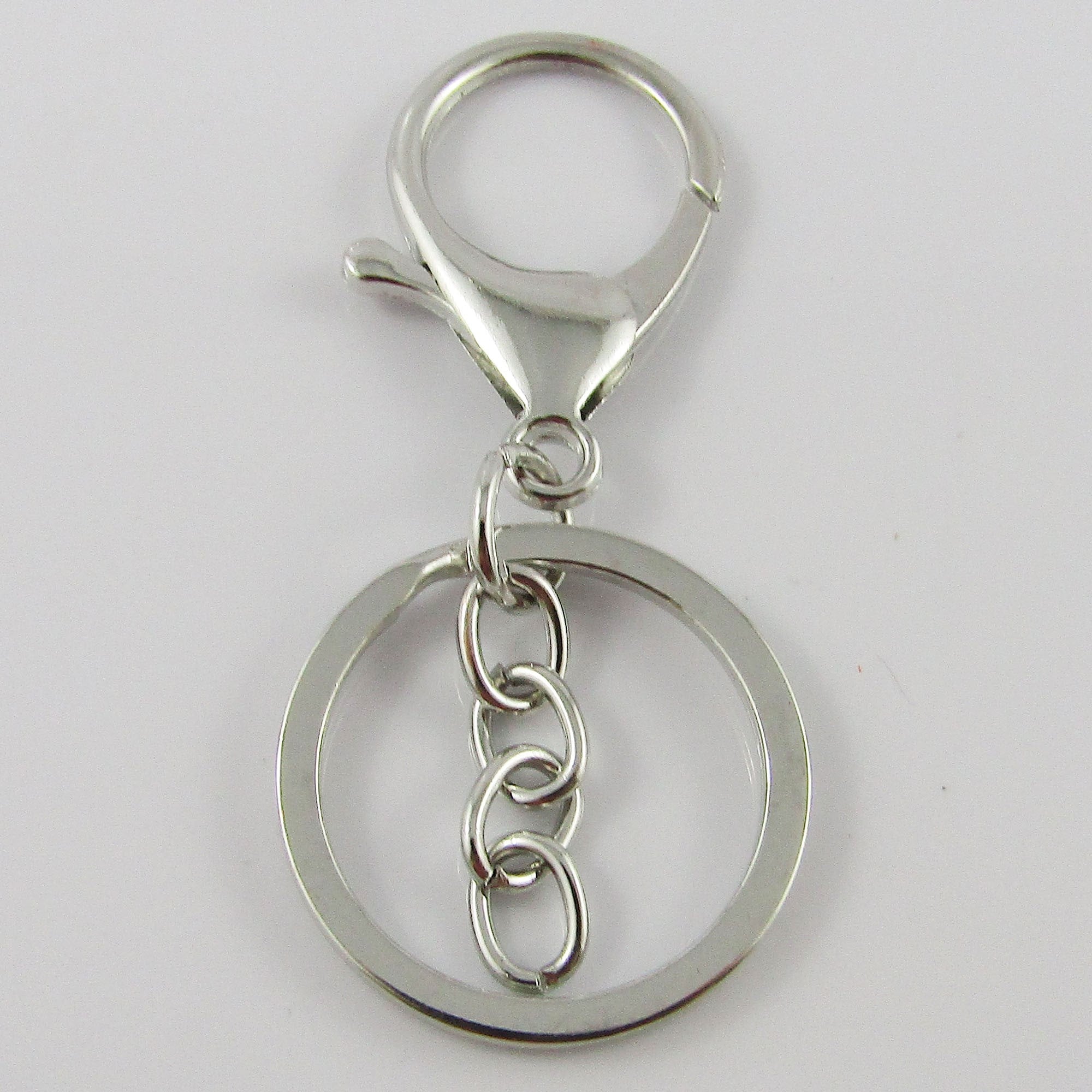 BULK Key Ring Keychain Oversized Lobster Clasp Finding Keyring