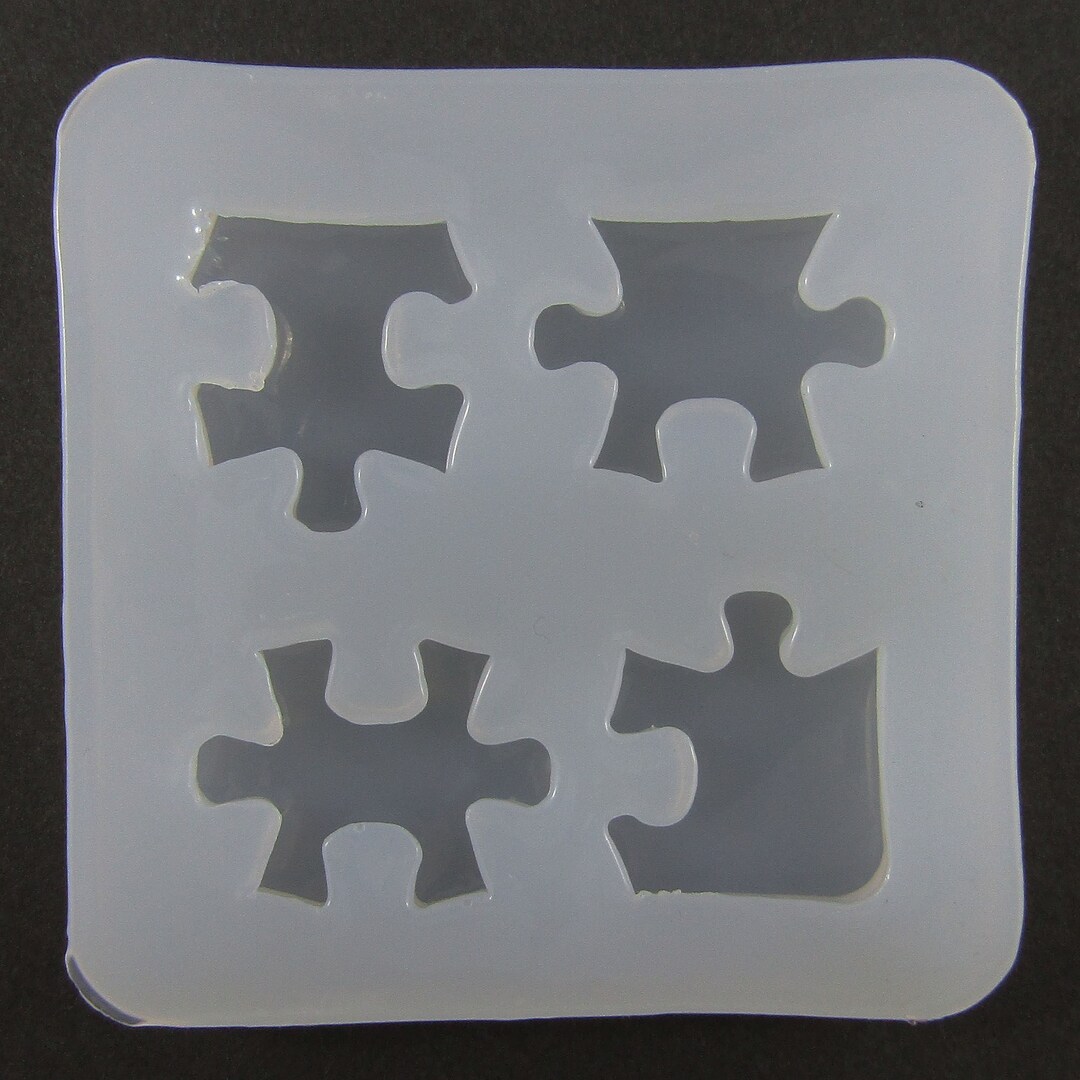 Jigsaw Puzzle Pieces Silicone Casting Mould for Epoxy Resin Etsy