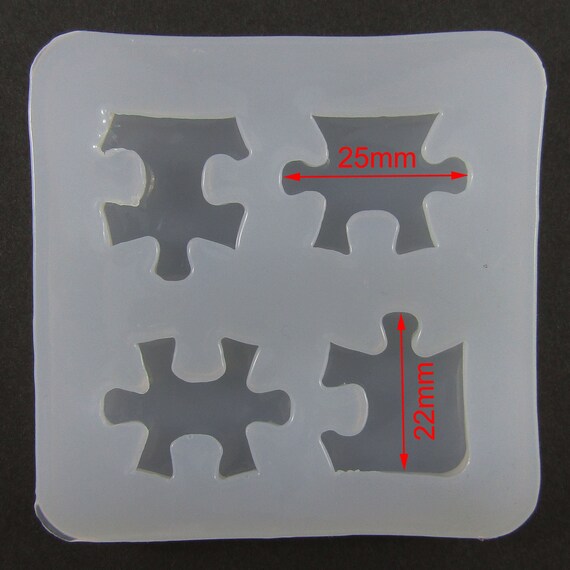 Puzzle Lettres Alphabet Résine Moule 26 Lettres Silicone Époxy Moulage