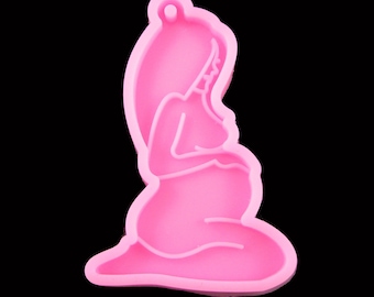 Mother to Be Pendants Silicone Mould for Epoxy Resin