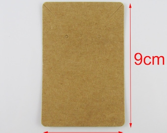 Bulk 40pc Earring Necklace Jewelry Display Card 90x60mm select colour
