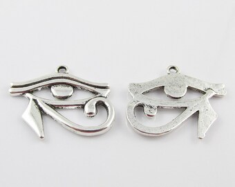Bulk Eye of Horus Charm Pendant Egyptian Eye of Ra Protection 32x27mm Select Qty