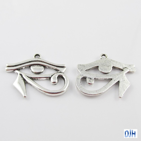 Bulk Eye of Horus Charm Pendant Egyptian Eye of Ra Protection 32x27mm Select Qty