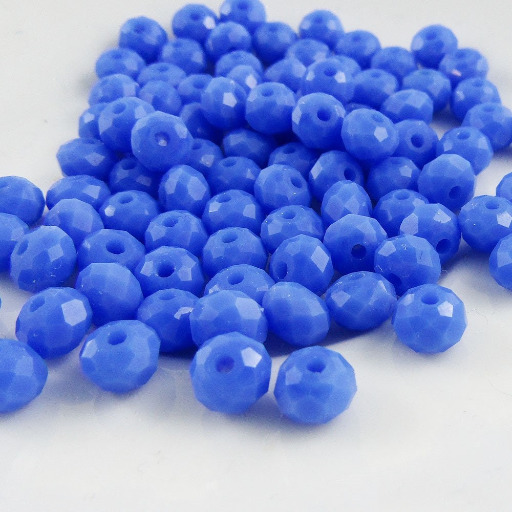 1 Strand Approx 100pcs Faceted Rondelle Glass Beads 6x4mm Hole - Etsy