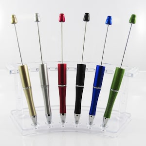 5pcs Blank DIY Beadable Pens 144mm Personalised Gift Idea Select Colour