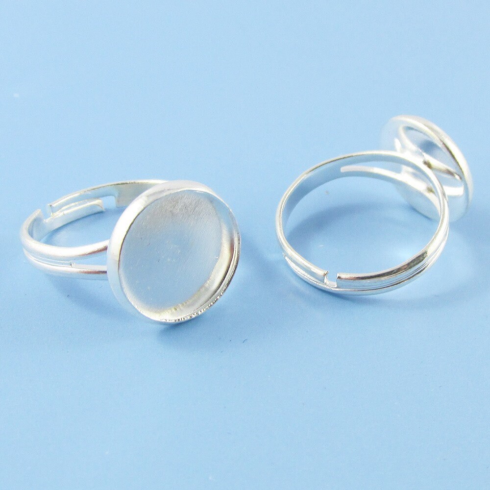 Sterling Silver Ring Blanks, 12x17mm Oval, Man Ring, Large Ring