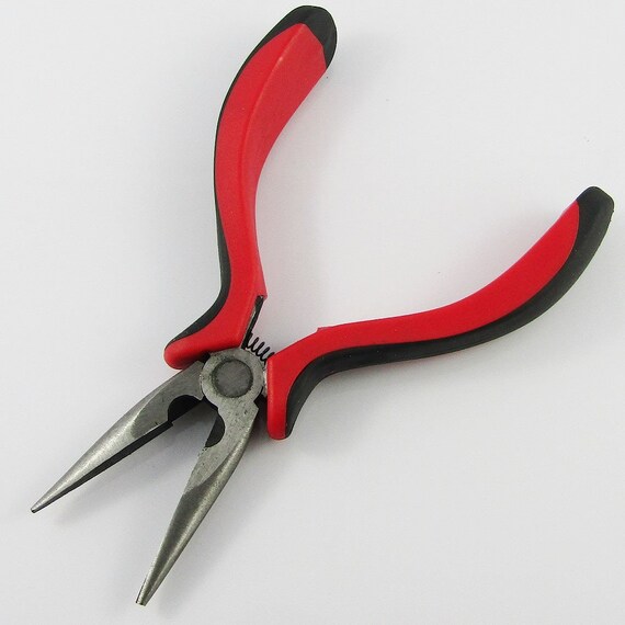 Craft & Jewellery Stainless Steel Spring Loaded Needle Nose Pliers 130mm 