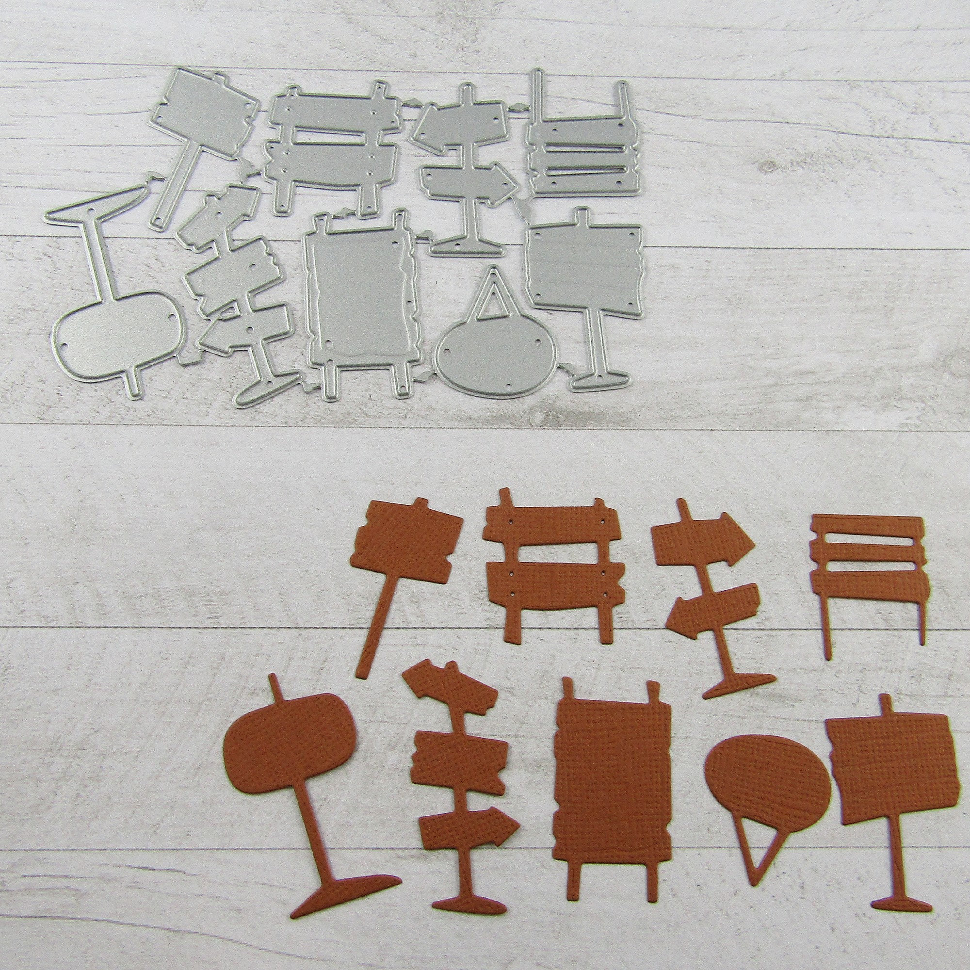 Signposts Cutting Die Carbon Steel Scrapbooking Card Making Etc - Etsy