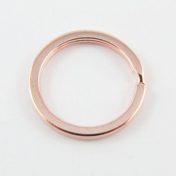 Bulk Keyring Split Ring Finding 25mm Keyring Rose Gold Select Qty