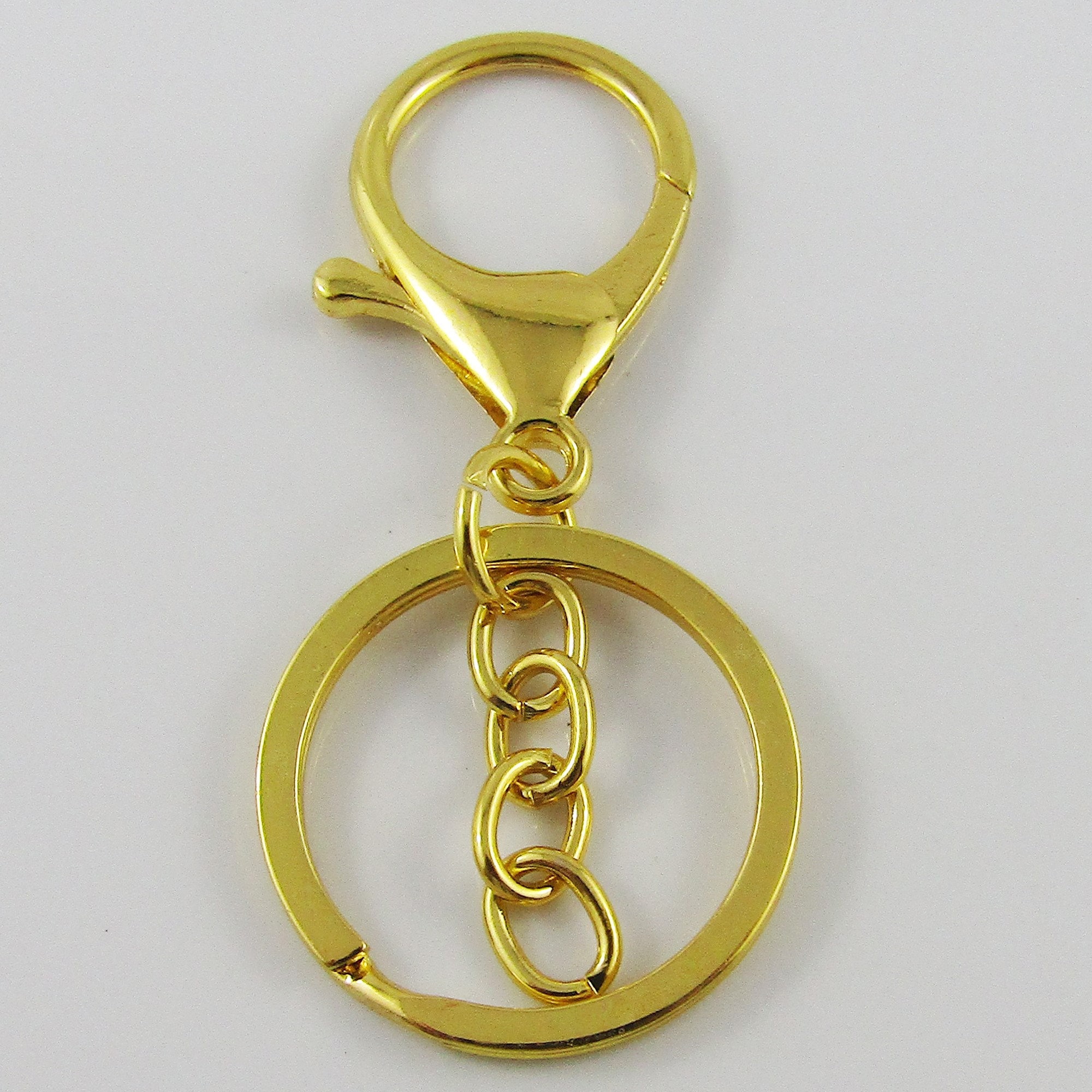 BULK Key Ring Keychain Lobster Clasp Finding with chain 68mm Etsy