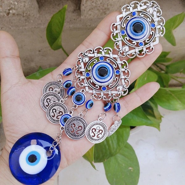 Evil Eye Protective Amulet..Multiple Evil Eye Talismans. Cleansed and Charged by me..Sage..Palo Santo and Crystal Charged..Triple protection