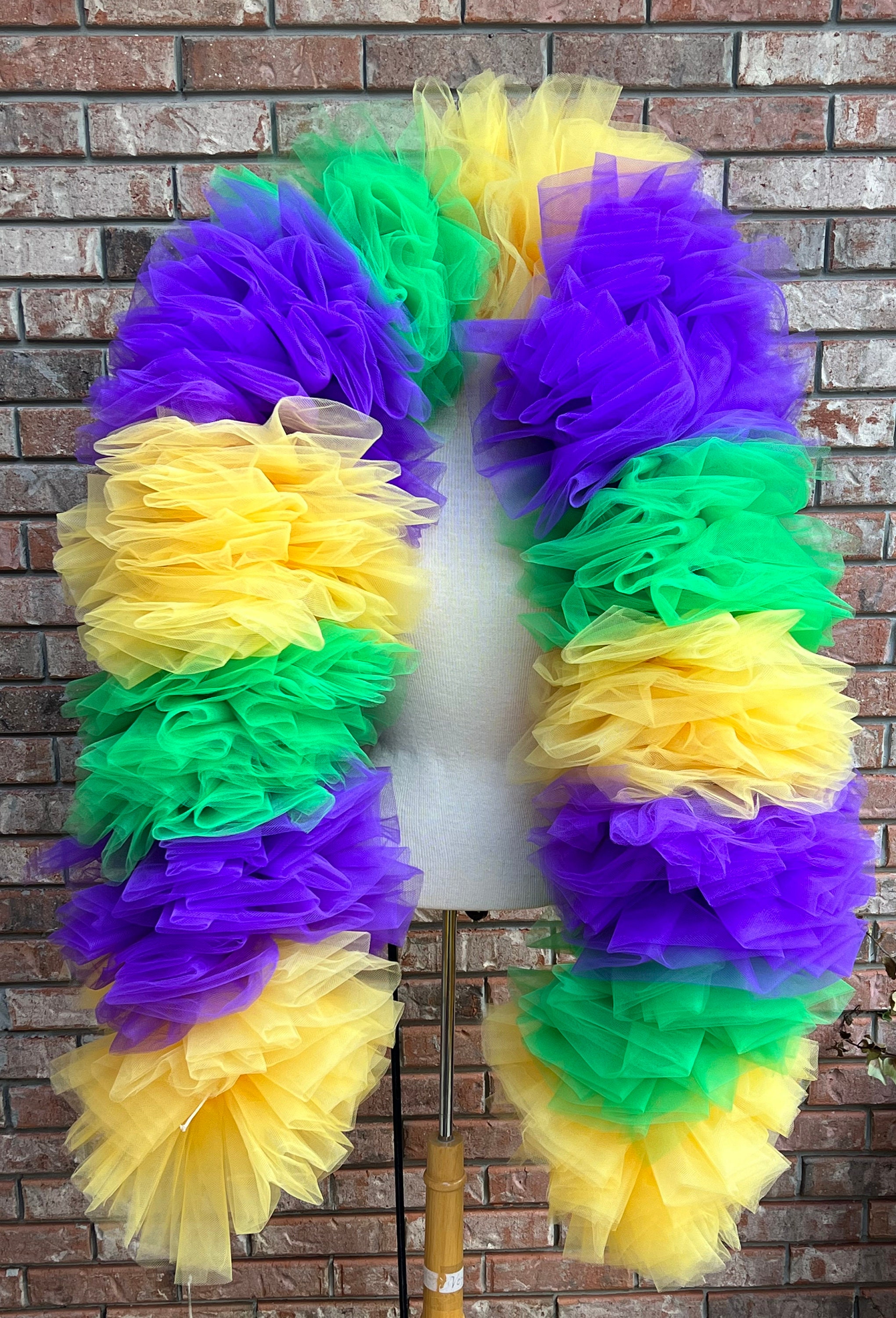  Mardi Gras Feather Boa 2 Pcs 78.74 Inches Long Feather Boa Kids  for Mardi Gras Theme Office Decor Costume Wedding Party Decoration DIY  Crafts, Yellow, Green, Purple, 40 Grams : Arts