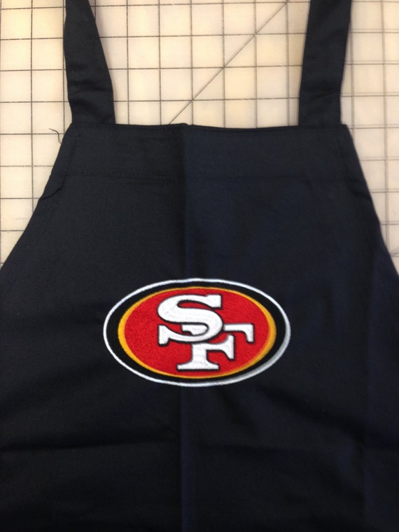 Embroidered San Francisco 49ers Apron San Francisco 49ers pillowcase | Etsy