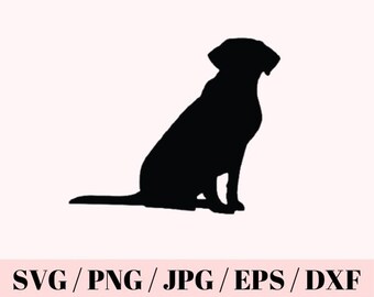 Labrador Retriever SVG Cut File, svg png jpg dxf psd Cricut Cut Files