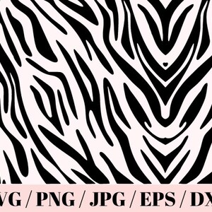 Zebra Print SVG Cut File, svg png jpg dxf psdCricut Cut Files