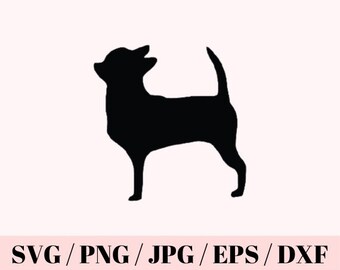 Chihuahua SVG Cut File, svg png jpg dxf psdCricut Cut Files