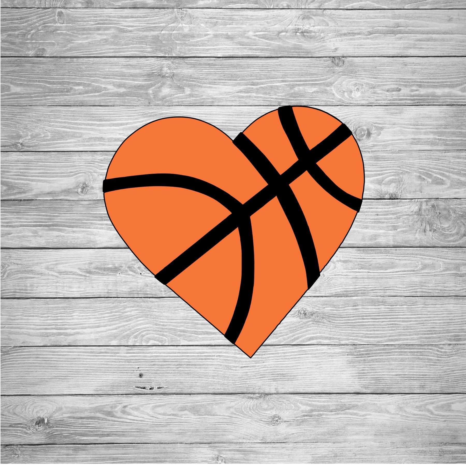Basketball Heart SVG Cut File svg png jpg dxf psdCricut Cut | Etsy