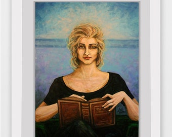 Kristen-Female Portrait, Oil Painting, fine art, portrait, figure painting, print, drawing, female, decor, home, office, art, artwork