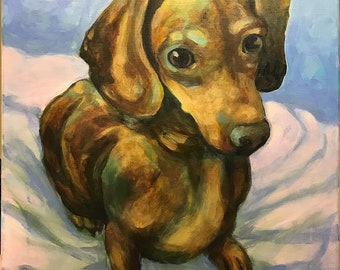 Dog Portrait Print or Painting - Custom Dog Portraits, Animal artwork, dog portraits, cat portraits