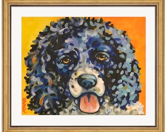 English Springer Spaniel- Oil Painting, Print, color, art, artwork, home, office, decor, wall art, figurative, abstract