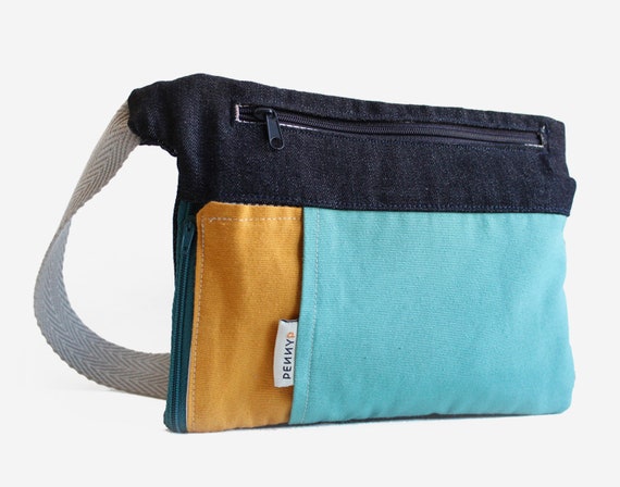 bum bag blue